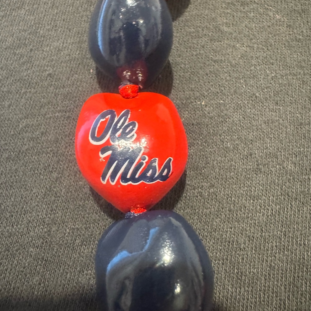 OLE MISS Rebels GRADuate beaded necklace